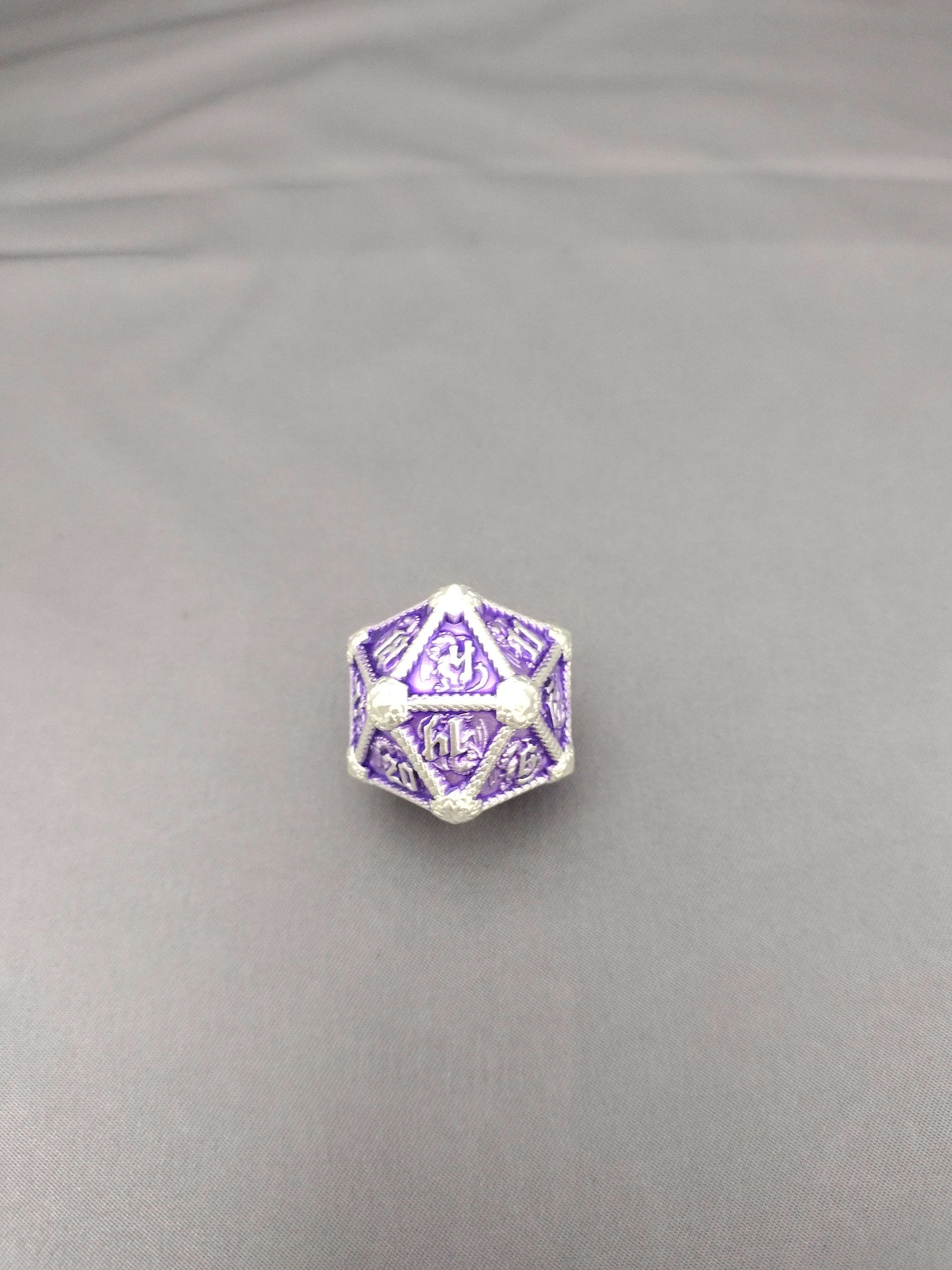 Metal Polyhedral Playing Dice Set