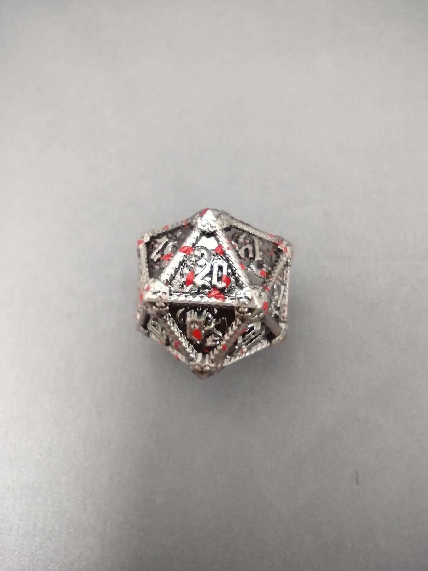 Metal Polyhedral Playing Dice Set