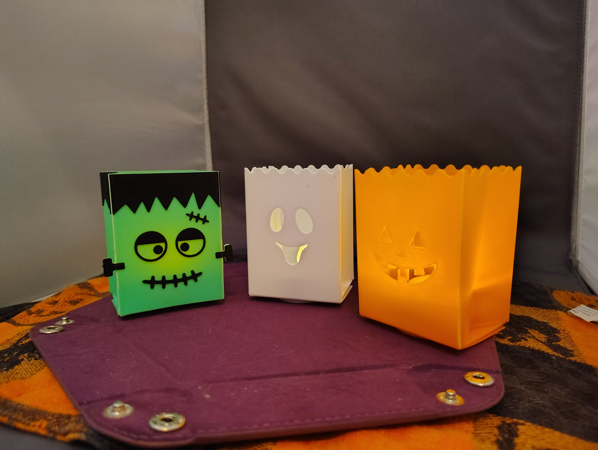 3-D Creations: Halloween Tea Lights