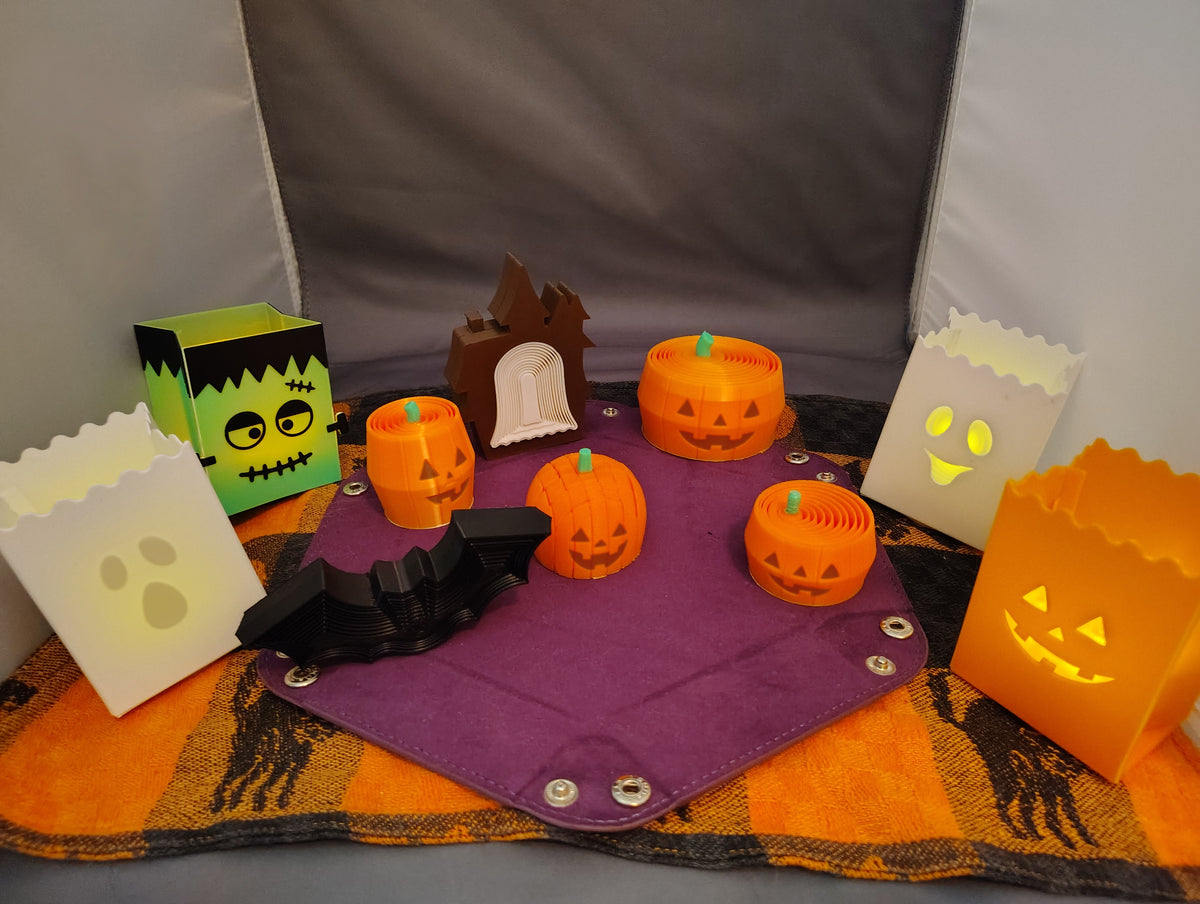 3-D Creations: Halloween Tea Lights